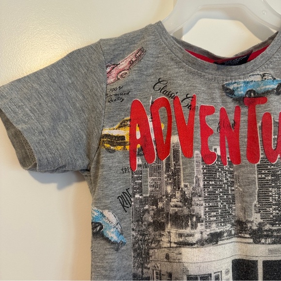 Adventure Kids Short Sleeve Tee T-shirt  - Gray Size 1-2 Toddler - Picture 4 of 9